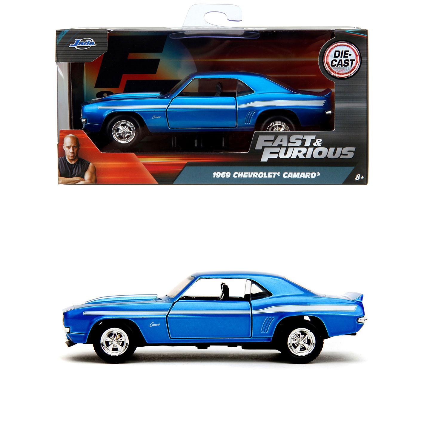 JADA Toys Diecast Car 1:32 FF 1969 Chevrolet Camaro-Free Rolling Candy 3005C Blue Window Box With J Hook Fast & Furious JD34443 синій
JADA Toys Diecast Car 1:32 FF 1969 Chevrolet Camaro-Free Rolling Candy 3005C Blue Window Box With J Hook Fast & Furious JD34443 синій