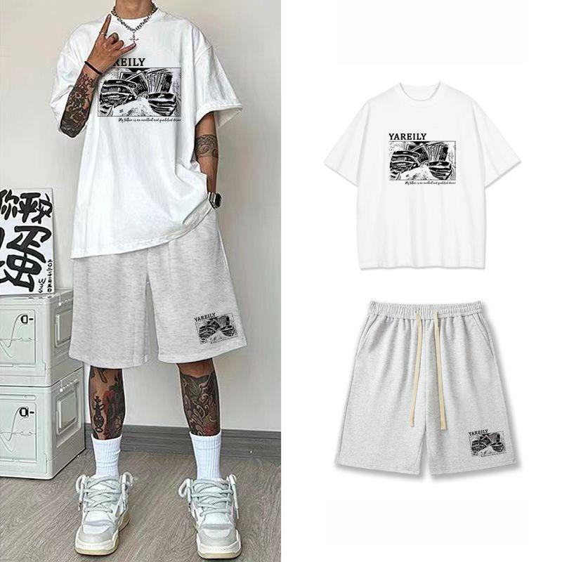 Лето 2025 года на западном побережье США Популярный свободный мужской спортивный костюм из чистого хлопка с дышащим принтом XXXXL
Лето 2025 года на западном побережье США Популярный свободный мужской спортивный костюм из чистого хлопка с дышащим принтом XXXXL