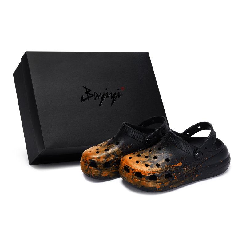 Crocs Classic клоги EVA брызги краски нишевые состаренные ощущение наступания подарочная коробка модель дырочные туфли для мужчин и женщин черные оранжевые 42-43
Crocs Classic клоги EVA брызги краски нишевые состаренные ощущение наступания подарочная коробка модель дырочные туфли для мужчин и женщин черные оранжевые 42-43