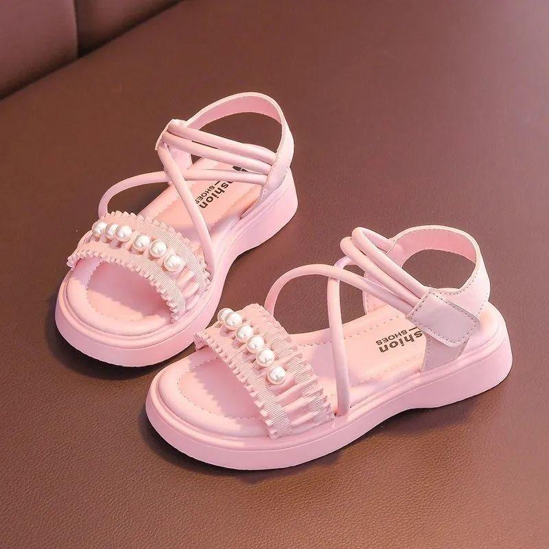 Сандалии для девочек 2025 лето новые модные сандалии для маленьких девочек, пляжная обувь для детей среднего и старшего возраста, детские сандалии, жемчужные туфли принцессы 26
Сандалии для девочек 2025 лето новые модные сандалии для маленьких девочек, пляжная обувь для детей среднего и старшего возраста, детские сандалии, жемчужные туфли принцессы 26