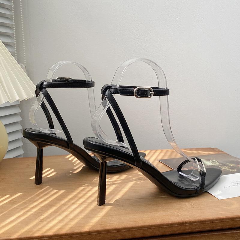 One-word buckle with sandals women s new pointed thin heels sexy versatile open-toed beautiful high heels 34
One-word buckle with sandals women s new pointed thin heels sexy versatile open-toed beautiful high heels 34