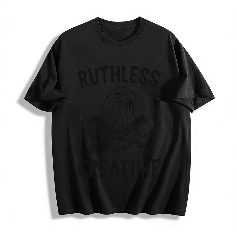 Ruthless Creature Eagle & Axes Graphic Streetwear Tee Pure cotton T-shirt 6XL
Ruthless Creature Eagle & Axes Graphic Streetwear Tee Pure cotton T-shirt 6XL