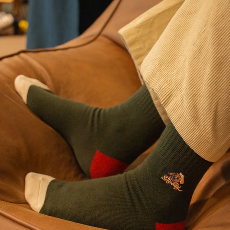 SNOOZY Snoozy Dog Logo Embroidered Socks (Khaki Red) FREE
SNOOZY Snoozy Dog Logo Embroidered Socks (Khaki Red) FREE