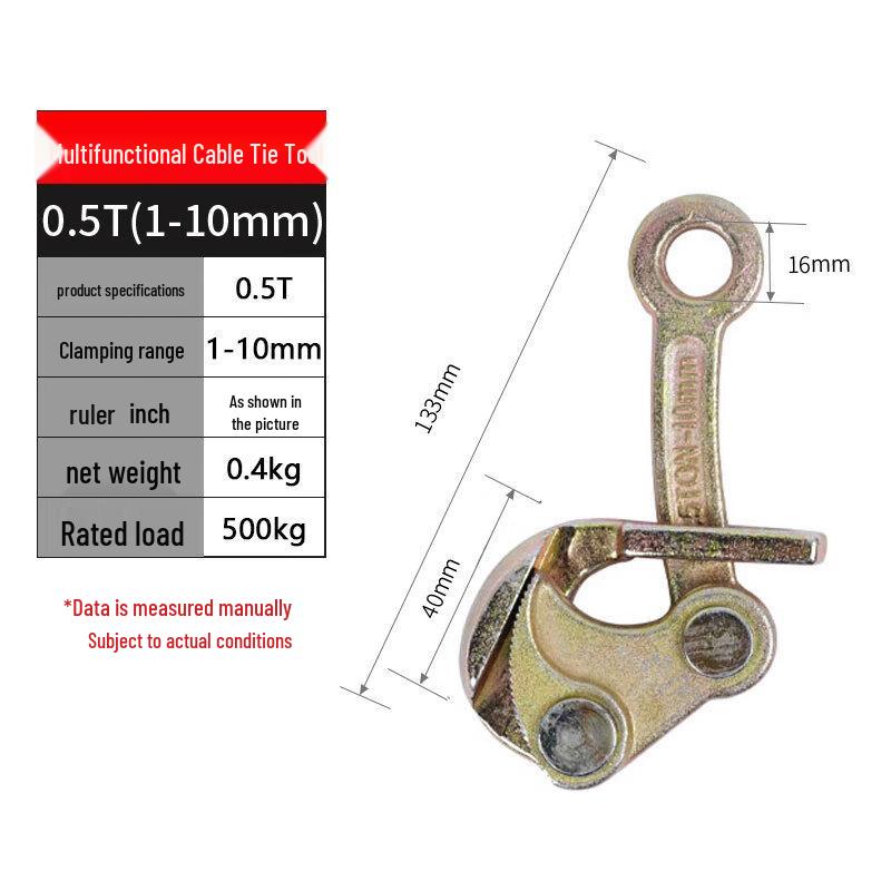 Chenghua Julii Multifunctional Steel Wire Ratchet Tightener
Chenghua Julii Multifunctional Steel Wire Ratchet Tightener