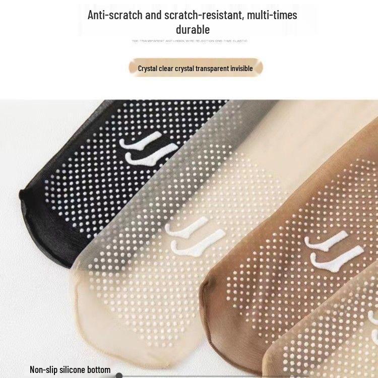 Ultra-Thin Transparent Silicone Anti-Slip Crystal Pantyhose Mid-Tube Socks One Size
Ultra-Thin Transparent Silicone Anti-Slip Crystal Pantyhose Mid-Tube Socks One Size