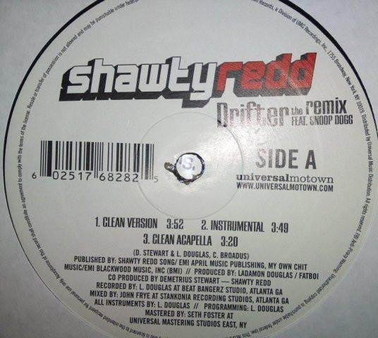 12inch Record SHAWTY REDD, SNOOP DOGG - Drifter (The Remix) B001118511DJ Universal Recor 2008 US Rap & Hip-Hop/R&B Used
12inch Record SHAWTY REDD, SNOOP DOGG - Drifter (The Remix) B001118511DJ Universal Recor 2008 US Rap & Hip-Hop/R&B Used