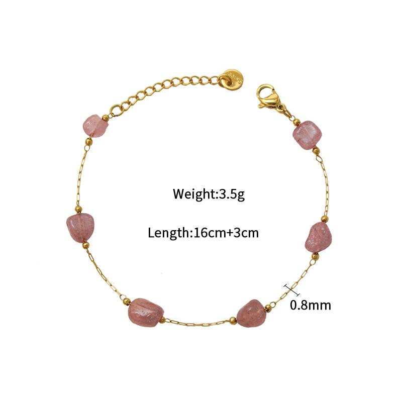 Simple And Versatile Handmade Beaded Personality Does Not Fade Pendant Titanium Steel Bracelet Necklace Set Female
Simple And Versatile Handmade Beaded Personality Does Not Fade Pendant Titanium Steel Bracelet Necklace Set Female