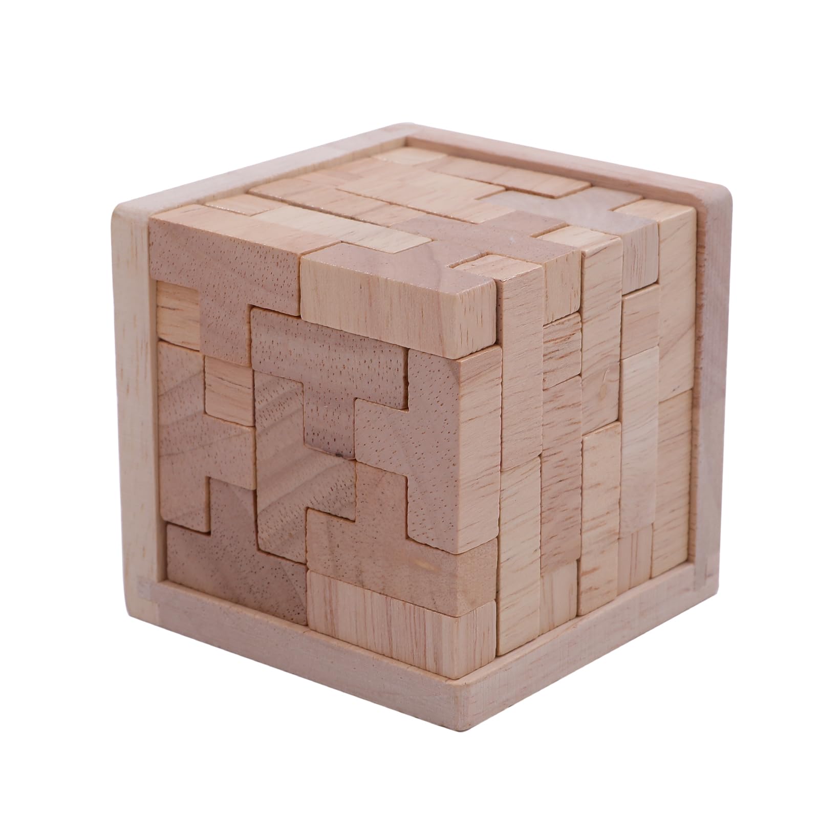 Pure Seek 3D Puzzle Wooden Puzzle Cube Puzzle Wooden 3D Tetris Set of 54 Pieces for Adults Blocks T-Shaped Children, Toddlers,
Pure Seek 3D Puzzle Wooden Puzzle Cube Puzzle Wooden 3D Tetris Set of 54 Pieces for Adults Blocks T-Shaped Children, Toddlers,