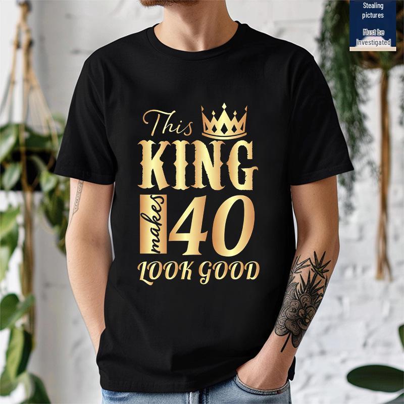 Hot Selling Men s Birthday King Print T-shirt, Short Sleeve, European Size, Casual Top XXXL
Hot Selling Men s Birthday King Print T-shirt, Short Sleeve, European Size, Casual Top XXXL