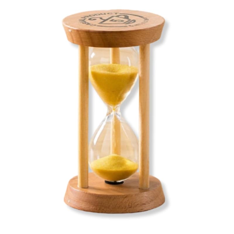 Neutral Zenith hourglass sand timer Fashionable wooden glass tabletop interior sauna decoration gift cute child time management (yellow, 5 minutes)
Neutral Zenith hourglass sand timer Fashionable wooden glass tabletop interior sauna decoration gift cute child time management (yellow, 5 minutes)