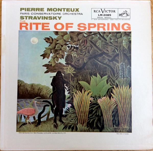LP Record IGOR STRAVINSKY PIERRE MONTEUX The Rite Of Spring LM2085 RCA Victor 1957 Canada Classical Used
LP Record IGOR STRAVINSKY PIERRE MONTEUX The Rite Of Spring LM2085 RCA Victor 1957 Canada Classical Used