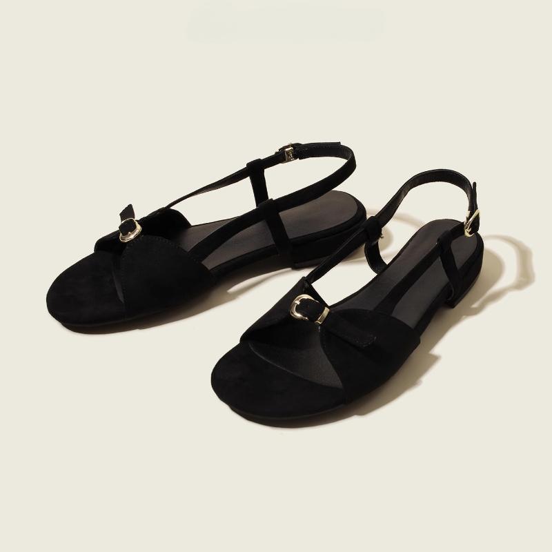 Fashion High Quality Faux Suede Flat Sandals Women Fashion Back Strap Metal Buckle Brand Designer Shoes Comfort Open Toe Beach Sandals 35 чёрный
Fashion High Quality Faux Suede Flat Sandals Women Fashion Back Strap Metal Buckle Brand Designer Shoes Comfort Open Toe Beach Sandals 35 чёрный