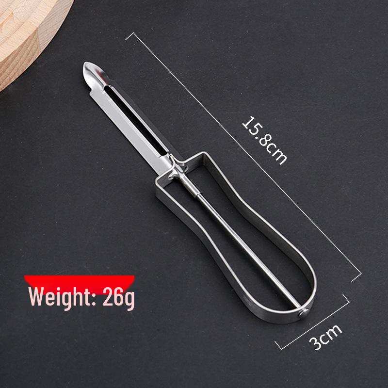 Multi-Functional Stainless Steel Peeler & Grater for Potatoes, Melons, and Fruits
Multi-Functional Stainless Steel Peeler & Grater for Potatoes, Melons, and Fruits