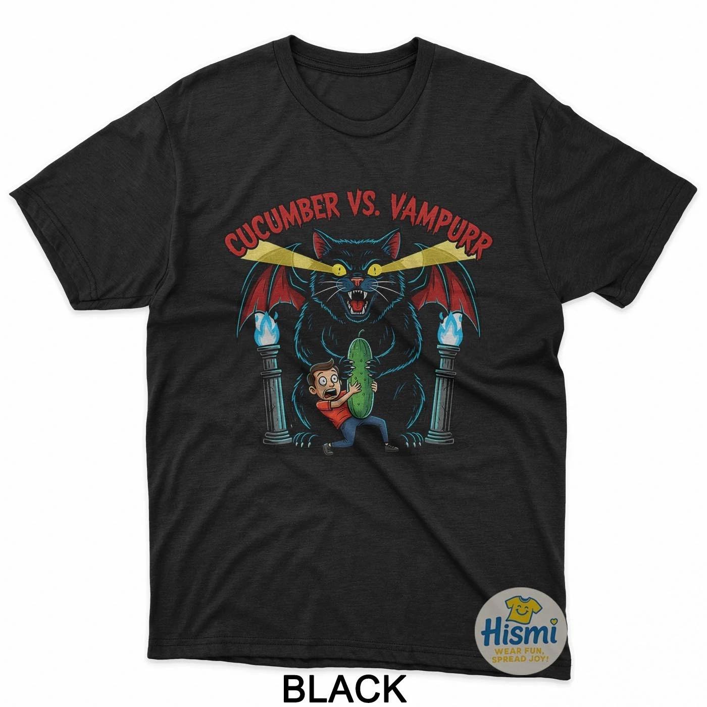 Cucumber Vs Vampurr Cat Monster Pop Culture T-Shirt S
Cucumber Vs Vampurr Cat Monster Pop Culture T-Shirt S