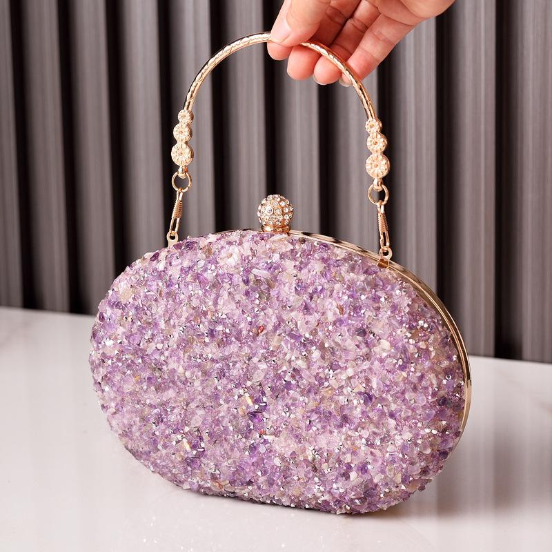 Diamond Evening Bags Shell Round Rhinestone Clutch Women Handbags Wedding Party Shoulder Bags 2024 New Purse Bolsas De Mujer светло-фиолетовый
Diamond Evening Bags Shell Round Rhinestone Clutch Women Handbags Wedding Party Shoulder Bags 2024 New Purse Bolsas De Mujer светло-фиолетовый