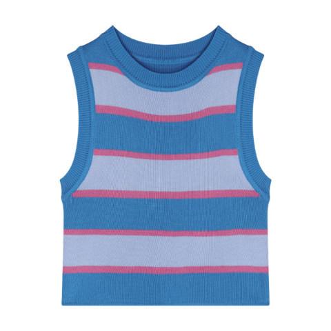 Striped knitted sleeveless vest women s summer contrast sweet and hot girl slim slim and slim on the outside with an inner base layer top one size fits all
Striped knitted sleeveless vest women s summer contrast sweet and hot girl slim slim and slim on the outside with an inner base layer top one size fits all