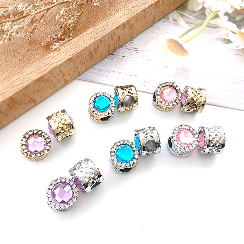 UV Gold Point Drill Large Hole Bead, 11x10mm, European & American Style DIY Bracelet Charm.
UV Gold Point Drill Large Hole Bead, 11x10mm, European & American Style DIY Bracelet Charm.