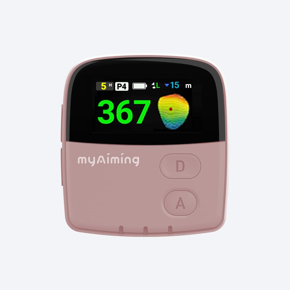 MYAIMING GOODVOICE GPS-устройство для измерения расстояния в гольфе, волнистость зеленых полей, информация о расстоянии до 3 зеленых полей, тип голоса, прицеливание, обучение повороту тела
MYAIMING GOODVOICE GPS-устройство для измерения расстояния в гольфе, волнистость зеленых полей, информация о расстоянии до 3 зеленых полей, тип голоса, прицеливание, обучение повороту тела