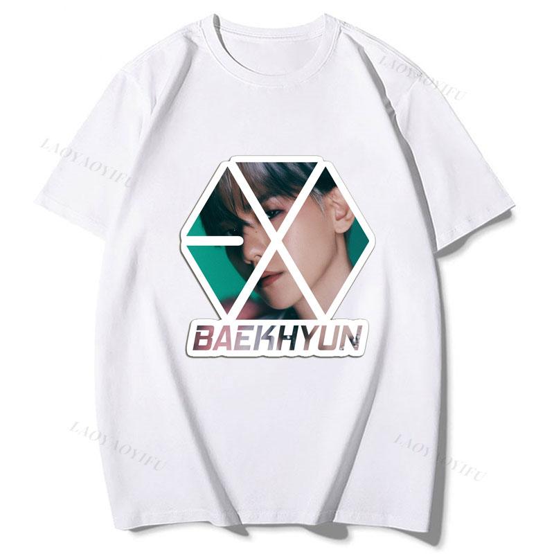 Korean Popular Clothes Playera Kpop Baekhyun Graphic T Shirts Unisex Tshirt Short Sleeve Women Unisexs Y2k Clothing 3XL
Korean Popular Clothes Playera Kpop Baekhyun Graphic T Shirts Unisex Tshirt Short Sleeve Women Unisexs Y2k Clothing 3XL