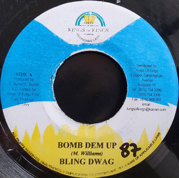 7inch Record BLING DAWG / BASCOM X - Bomb Dem Up / Emanuel Soldier NONE Kings of Kings Jamaica Reggae, Ska & Dub Used
7inch Record BLING DAWG / BASCOM X - Bomb Dem Up / Emanuel Soldier NONE Kings of Kings Jamaica Reggae, Ska & Dub Used