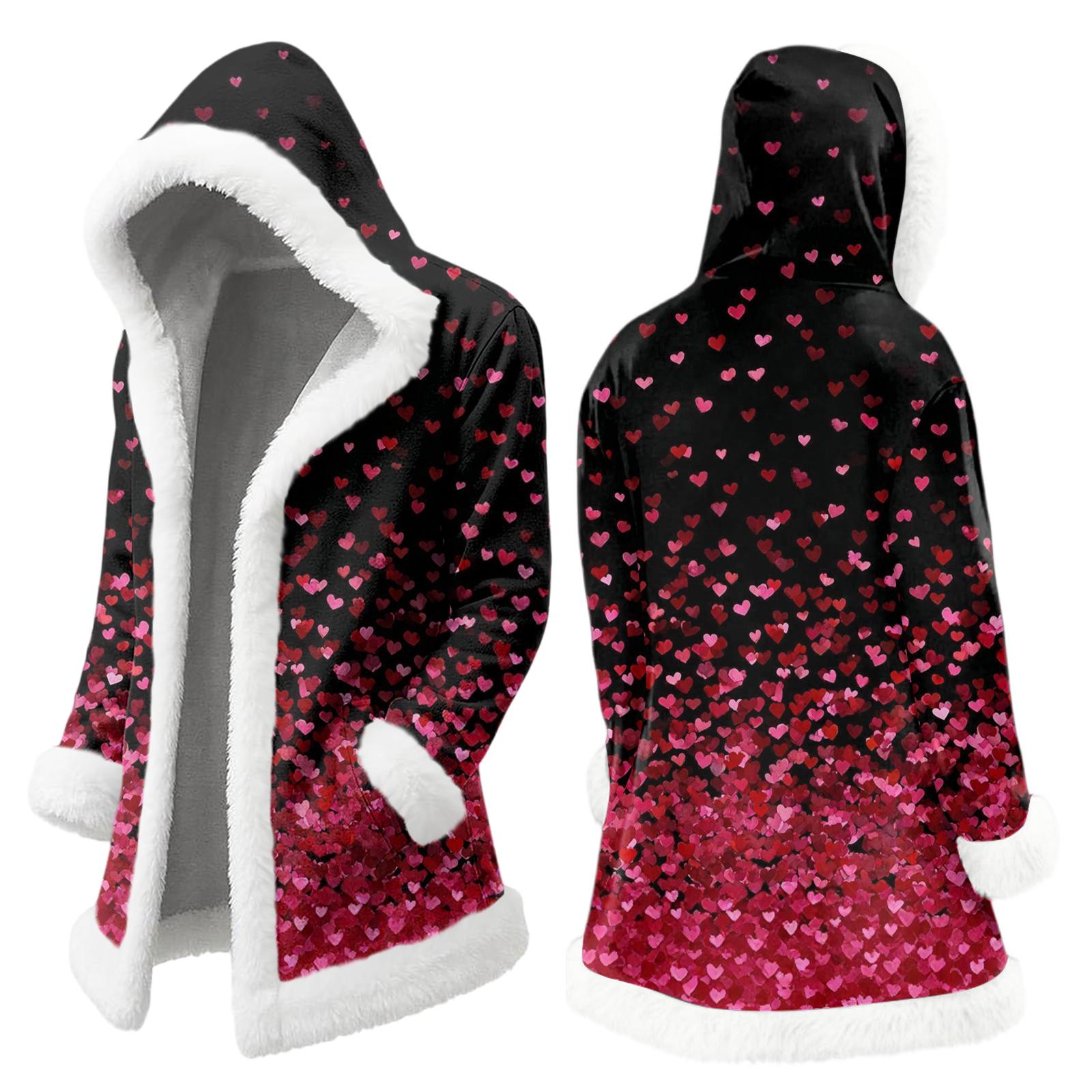 Unisex Hooded Cardigan With Pockets, Warm Outerwear XXXXL винний
Unisex Hooded Cardigan With Pockets, Warm Outerwear XXXXL винний