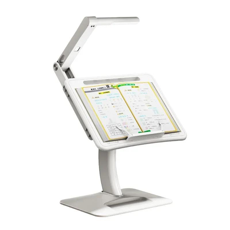 Eary Book Stand For Reading With Kids LED Light Adjustable Height Multifunctional Desktop Laptop Holder With Elastic Paper Clips
Eary Book Stand For Reading With Kids LED Light Adjustable Height Multifunctional Desktop Laptop Holder With Elastic Paper Clips