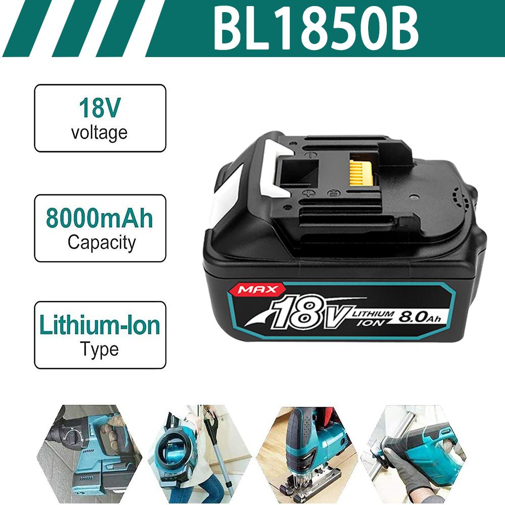 Для Makita Bl1850b 18 В 6ah 8ah 12ah литий-ионный аккумулятор Bl1840b Bl1860 Bl1890 Bl1815 Bl1830 Bl1835 аккумуляторные батареи для дрелей Lxt 400
Для Makita Bl1850b 18 В 6ah 8ah 12ah литий-ионный аккумулятор Bl1840b Bl1860 Bl1890 Bl1815 Bl1830 Bl1835 аккумуляторные батареи для дрелей Lxt 400