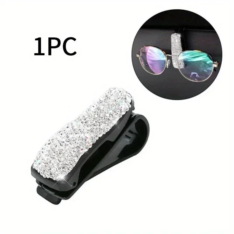 Stylish Car Sun Visor Glasses Clip with Rhinestones: Car/Motorcycle Eyewear Organizer Holder, Diamond Decor Accessory
Stylish Car Sun Visor Glasses Clip with Rhinestones: Car/Motorcycle Eyewear Organizer Holder, Diamond Decor Accessory