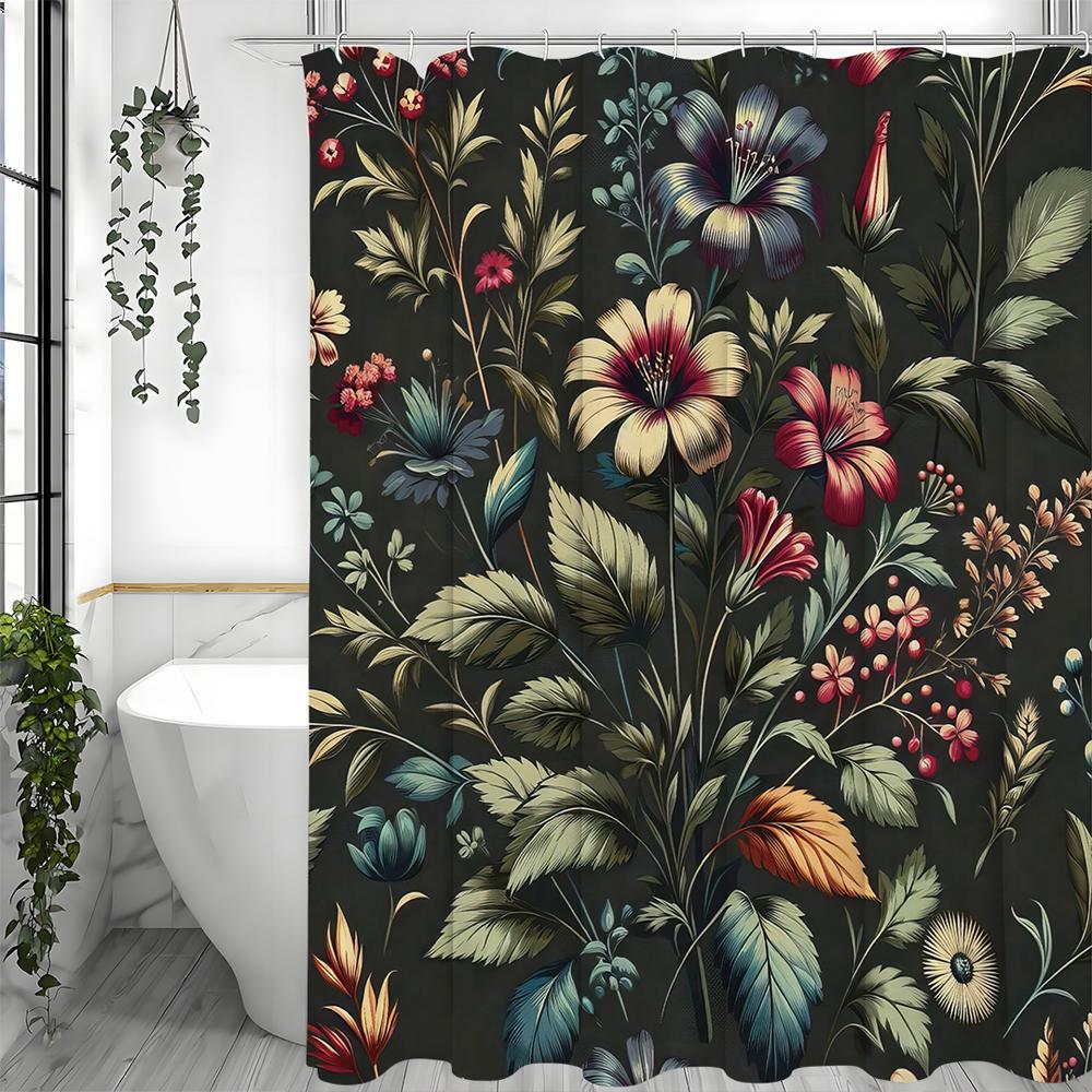 Занавеска для душа с цветами, Растения, Зеленый фон, Декоративная занавеска для душа для ванной, Водонепроницаемая занавеска для душа с крючками 90*180cm
Занавеска для душа с цветами, Растения, Зеленый фон, Декоративная занавеска для душа для ванной, Водонепроницаемая занавеска для душа с крючками 90*180cm