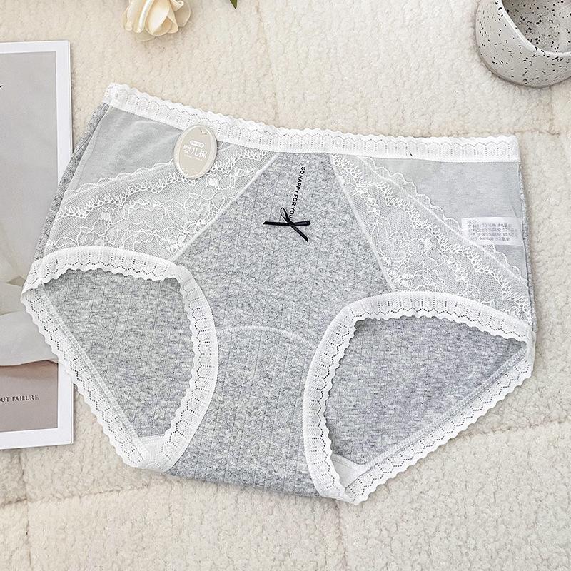Girls Spring and Summer Simple Cotton Skin-friendly Breathable Waist Triangle Briefs L темно-сірий
Girls Spring and Summer Simple Cotton Skin-friendly Breathable Waist Triangle Briefs L темно-сірий