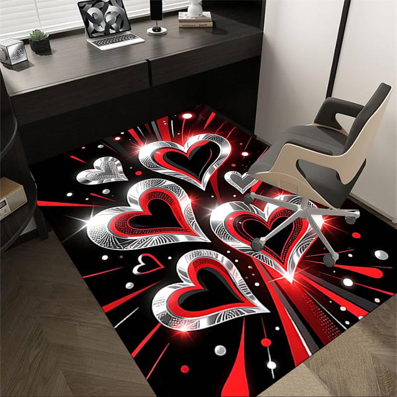 1PC Heart Love Non-Slip Floor carpet, suitable for Office, bedroomand playrooms. It can also be used as a sofa footrest cover-T39 60cm by 90cm
1PC Heart Love Non-Slip Floor carpet, suitable for Office, bedroomand playrooms. It can also be used as a sofa footrest cover-T39 60cm by 90cm