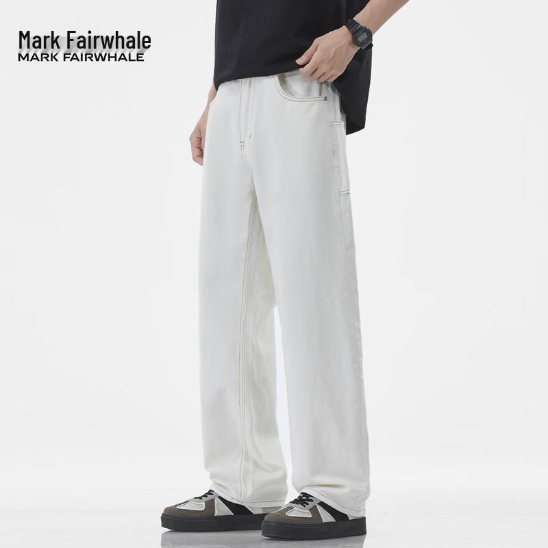 Мужские белые джинсы прямого кроя Mark Fairwhale 36
Мужские белые джинсы прямого кроя Mark Fairwhale 36