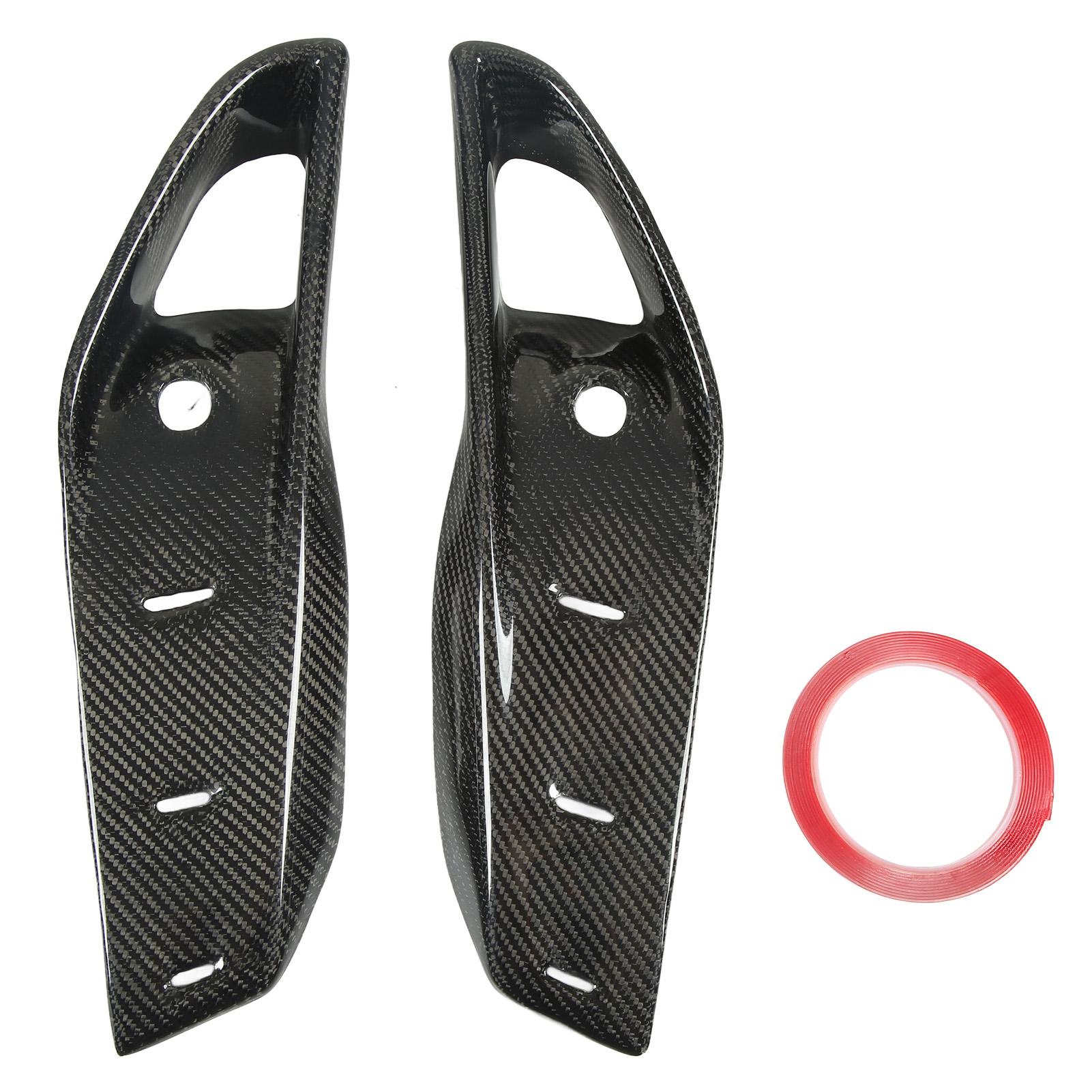 2PCS Fog Light Frame Bright Black Carbon Fiber Colorfast Tough Scratch Resistant Replacement for
2PCS Fog Light Frame Bright Black Carbon Fiber Colorfast Tough Scratch Resistant Replacement for