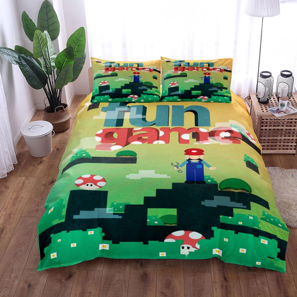 Super Bros Fight Duvet Cover Set King Queen Double Full Twin Single Size Bed Linen Set Durable Durable Durable EU single(135x200cm)
Super Bros Fight Duvet Cover Set King Queen Double Full Twin Single Size Bed Linen Set Durable Durable Durable EU single(135x200cm)