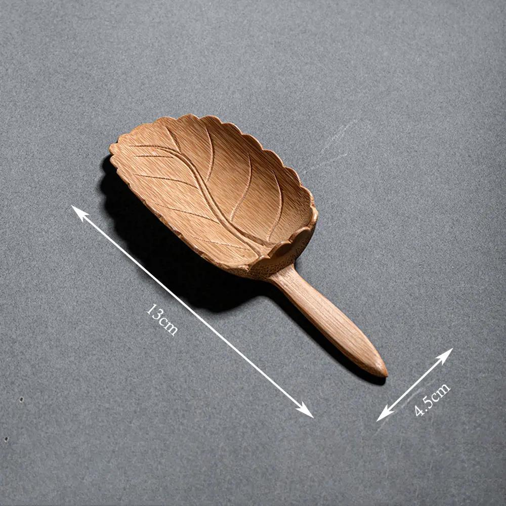 Bamboo Hand-carved Teaspoon Traditional Kung Fu Teaware Accessories Take Leaf-shaped Tools Chaze Coffee Beans Dosing Cup Trays
Bamboo Hand-carved Teaspoon Traditional Kung Fu Teaware Accessories Take Leaf-shaped Tools Chaze Coffee Beans Dosing Cup Trays