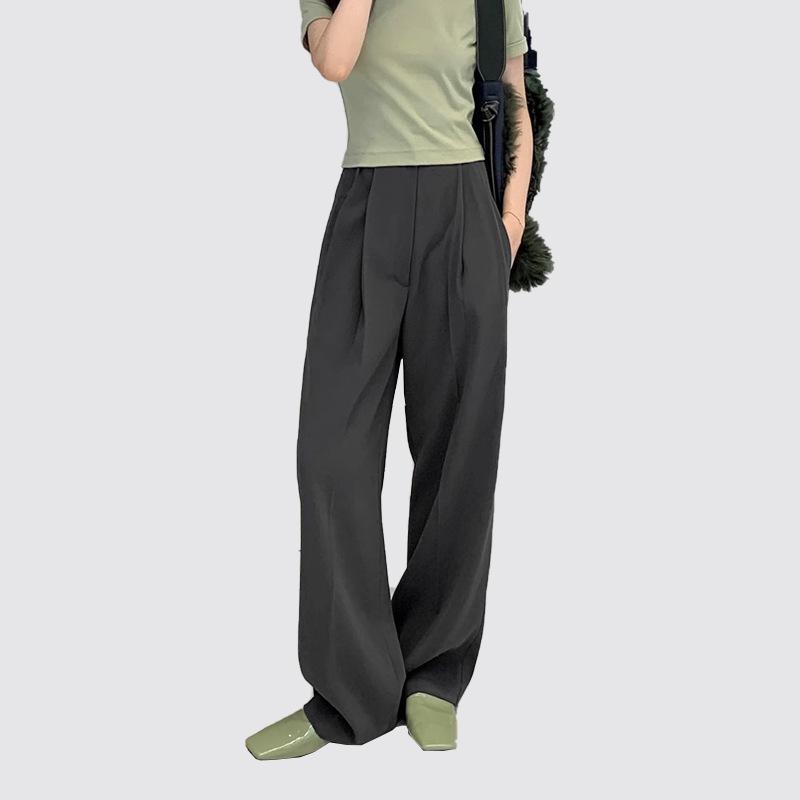 2026 Spring/Summer Women s Gray High-Waisted Wide-Leg Pants - Casual, High-End, Long, Straight-Leg Style 26/S (up to 100 lbs)
2026 Spring/Summer Women s Gray High-Waisted Wide-Leg Pants - Casual, High-End, Long, Straight-Leg Style 26/S (up to 100 lbs)