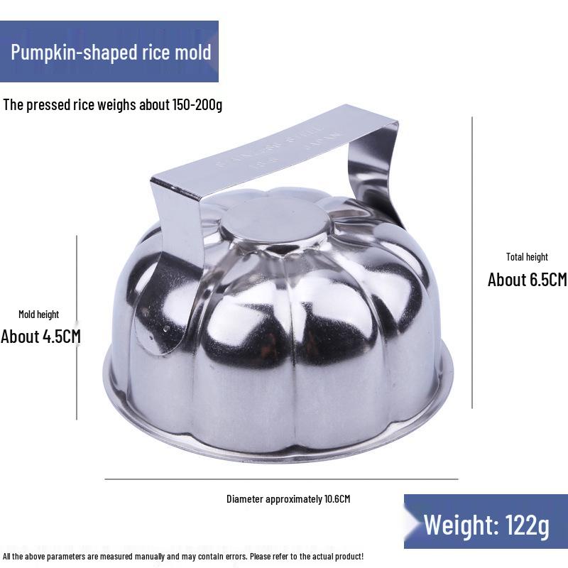 Japanese Stainless Steel Papaya Pumpkin Shape Rice Mold for Omelets and Sandwiches
Japanese Stainless Steel Papaya Pumpkin Shape Rice Mold for Omelets and Sandwiches