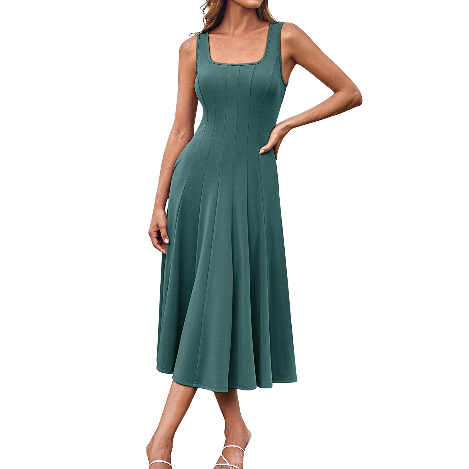 Женские макси-платья, летнее повседневное платье без рукавов, свободное пляжное длинное платье с карманами XXXL армия зеленый
Женские макси-платья, летнее повседневное платье без рукавов, свободное пляжное длинное платье с карманами XXXL армия зеленый