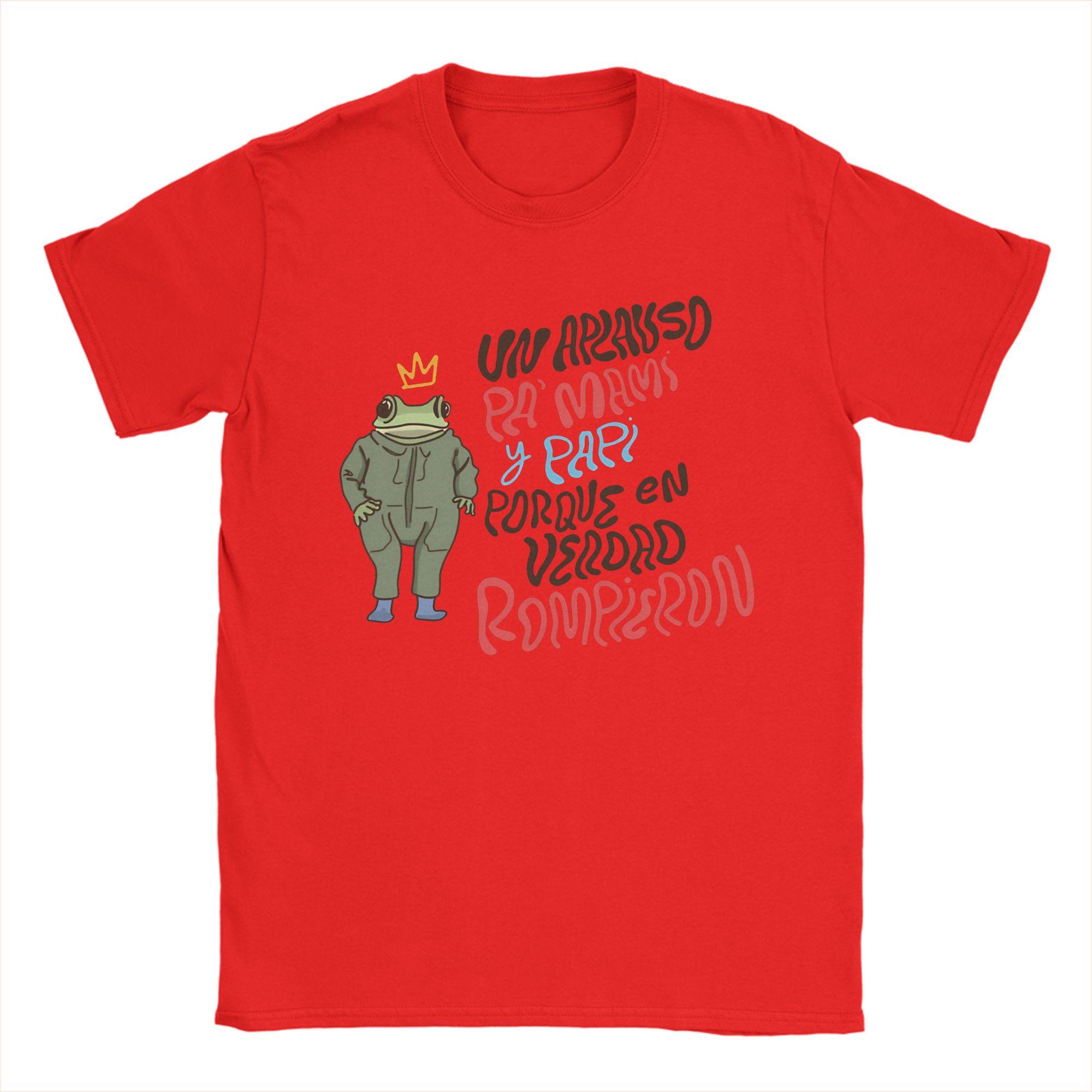 Unisex TShirts Bad Bunny Un Aplauso Pa Mami y Papi Frog Funny Cotton Tee Shirt Short Sleeve T Shirt Crew Neck Tops Plus Size S
Unisex TShirts Bad Bunny Un Aplauso Pa Mami y Papi Frog Funny Cotton Tee Shirt Short Sleeve T Shirt Crew Neck Tops Plus Size S