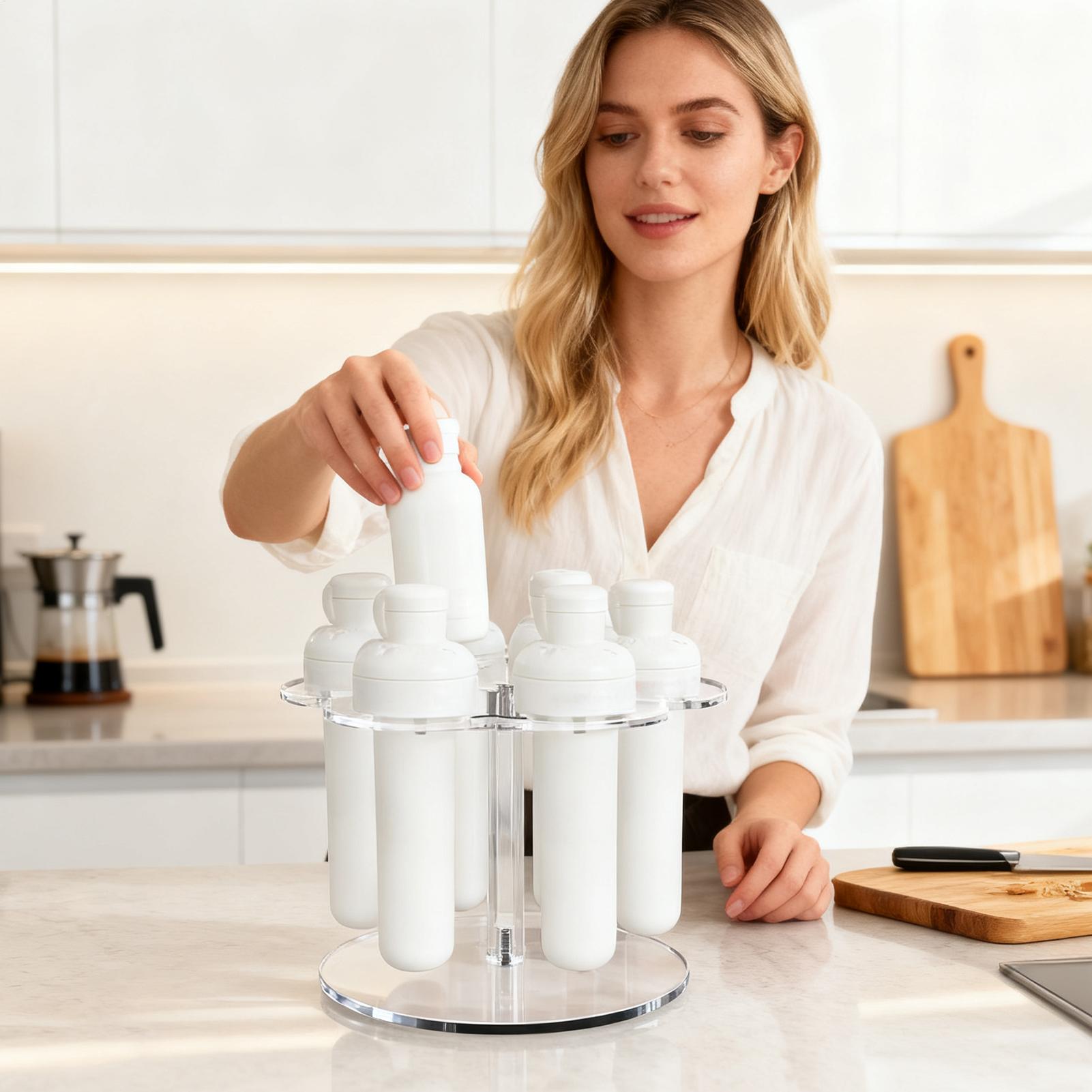 Sip Stand Organizer 6-Holes Acrylic Clear Shelf Round Support Flavor Cartridge Holder For Water Bottle Travel Home Kitchen China Mainland
Sip Stand Organizer 6-Holes Acrylic Clear Shelf Round Support Flavor Cartridge Holder For Water Bottle Travel Home Kitchen China Mainland