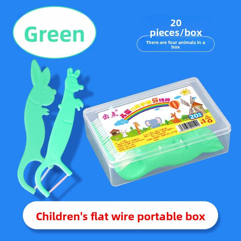 Children s Portable 20-Piece Boxed Disposable Dental Floss Sticks 20 sticks per box зелёный
Children s Portable 20-Piece Boxed Disposable Dental Floss Sticks 20 sticks per box зелёный