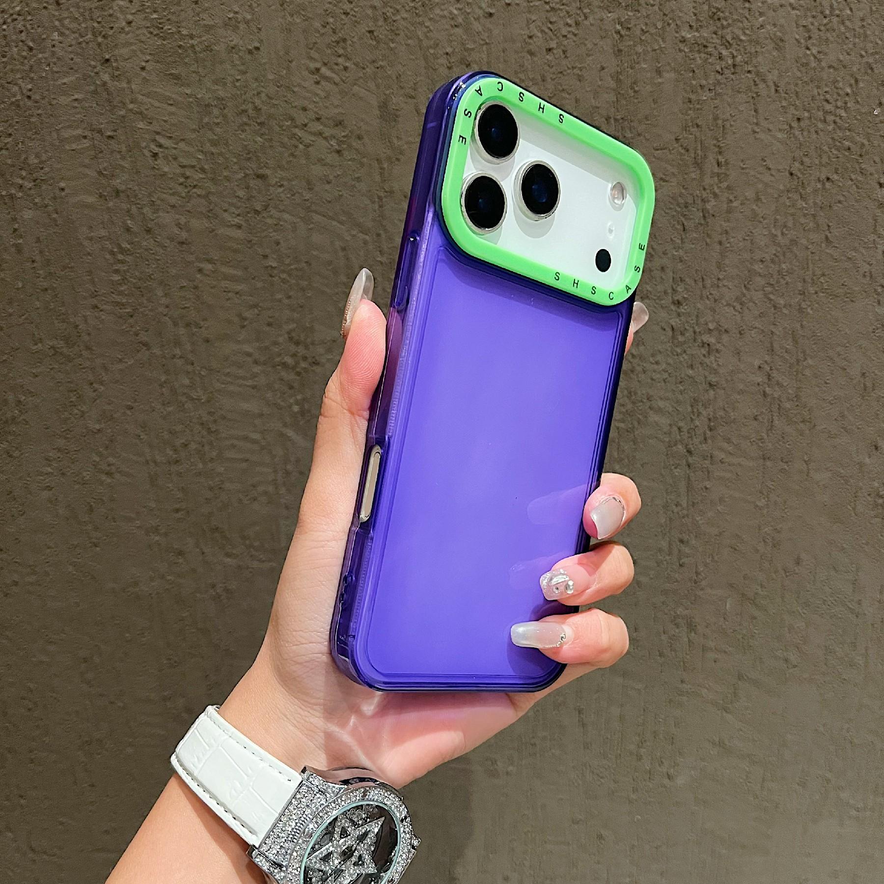 For iPhone 17 Pro Case Clear Contrasting Colors Shockproof TPU Phone Back Cover
For iPhone 17 Pro Case Clear Contrasting Colors Shockproof TPU Phone Back Cover