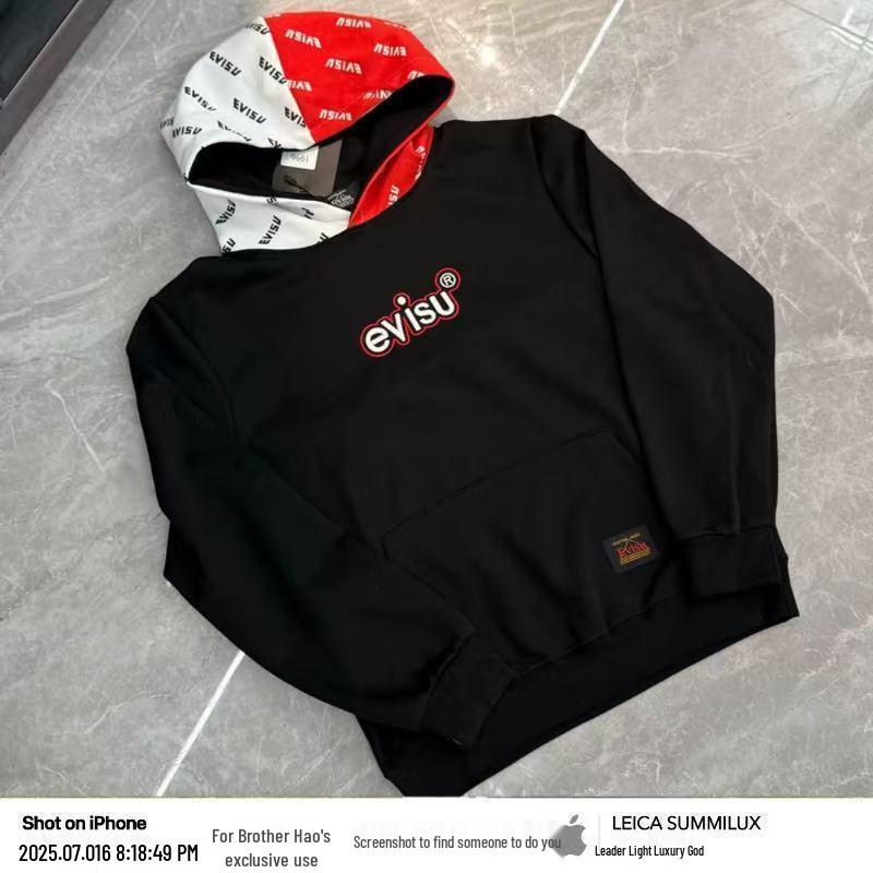 2025 Fukejia Color Block Red & White Embroidered Unisex Hoodie L (100-115 lbs)
2025 Fukejia Color Block Red & White Embroidered Unisex Hoodie L (100-115 lbs)