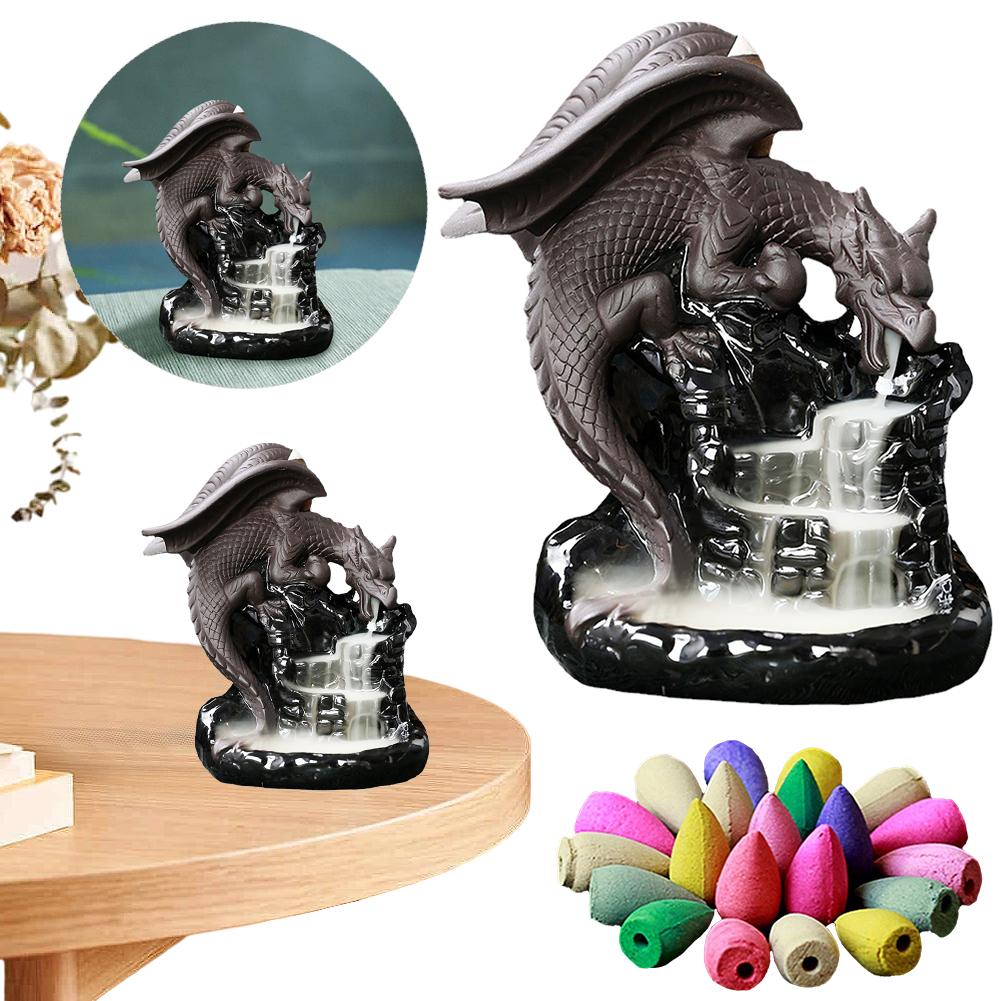 Ceramic Censer Handicrafts Without Incense Waterfall Incense Base Ceramic Stove
Ceramic Censer Handicrafts Without Incense Waterfall Incense Base Ceramic Stove