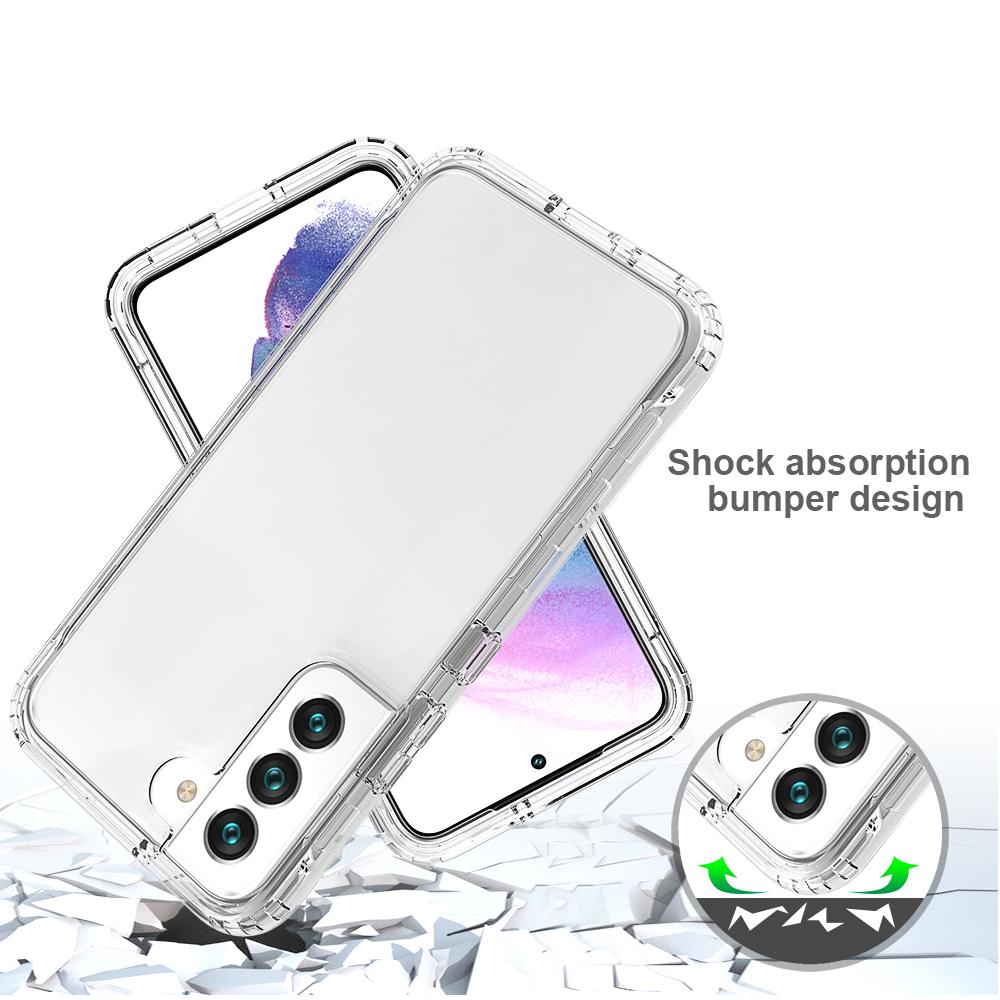 For Samsung Galaxy S22 5G Clear Gradient Color Mobile Phone Case Detachable 2-in-1 Design TPU+PC Phone Shell Transparent
For Samsung Galaxy S22 5G Clear Gradient Color Mobile Phone Case Detachable 2-in-1 Design TPU+PC Phone Shell Transparent