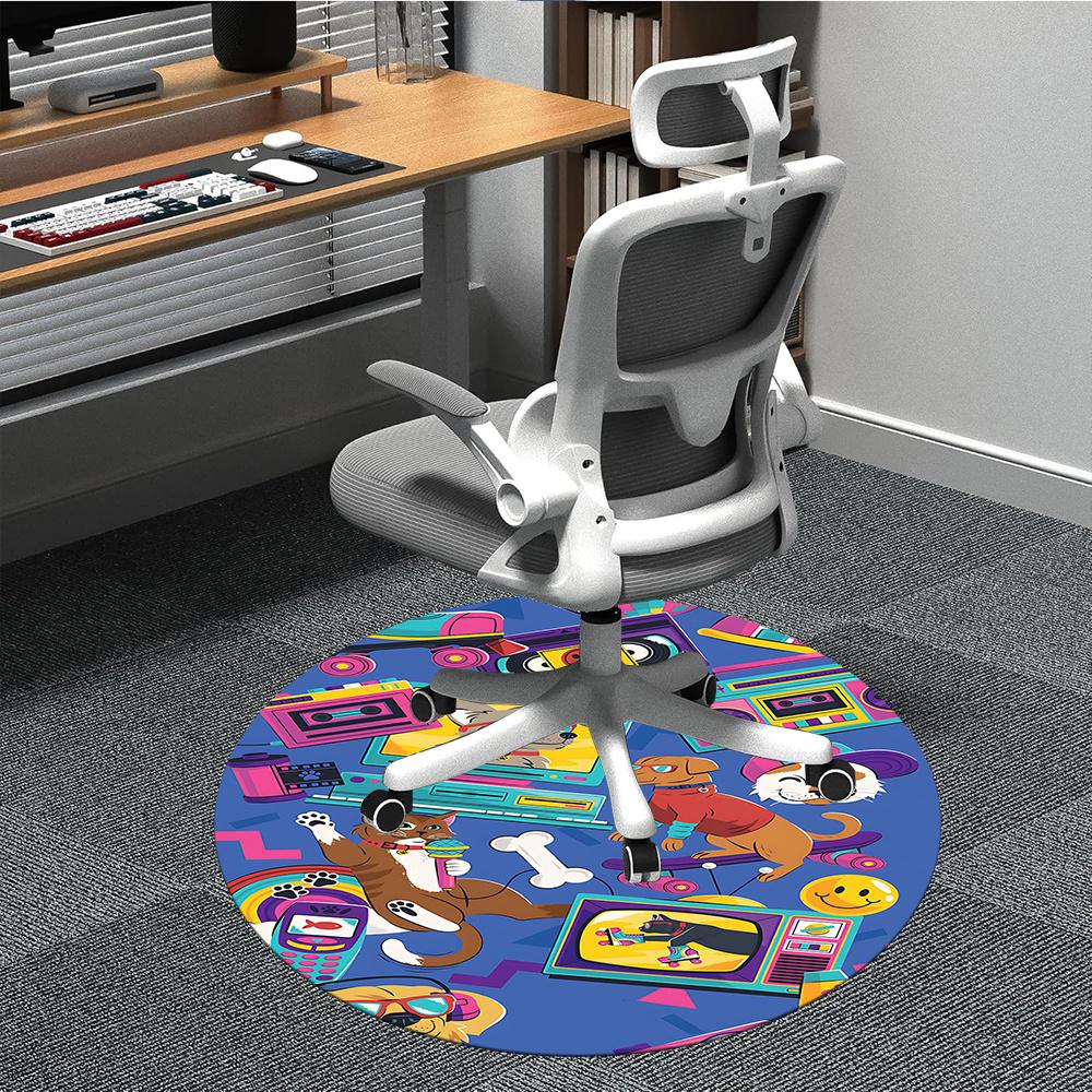 1pcPets Entertainment Animals Fun Office Round Area Rug, Indoor Mat Suitable ForOffice, Under Office Chairs Bedroom Living Room Home Decor, Room Deco 80cm by 80cm
1pcPets Entertainment Animals Fun Office Round Area Rug, Indoor Mat Suitable ForOffice, Under Office Chairs Bedroom Living Room Home Decor, Room Deco 80cm by 80cm