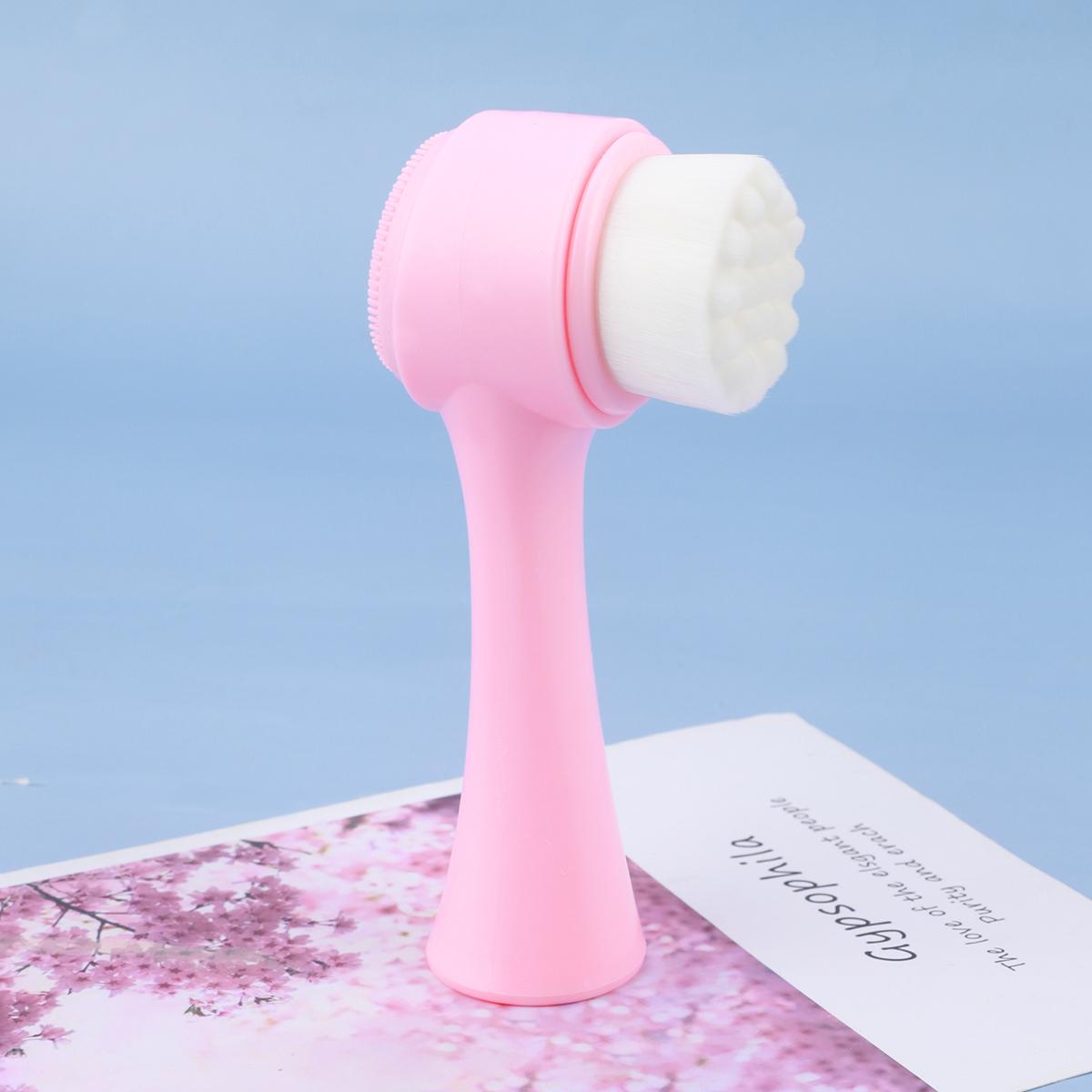 1 Pcs Standing Double-Sided Silicone Facial Cleansing Brush,Face Wash Brush,Facial Makeup Remover Cleaning Brush розовый
1 Pcs Standing Double-Sided Silicone Facial Cleansing Brush,Face Wash Brush,Facial Makeup Remover Cleaning Brush розовый