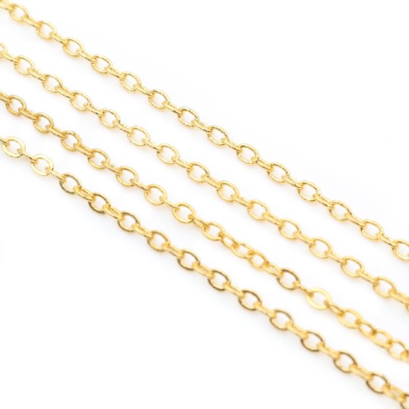 5 Meters/lot 2.4x1.8mm 5 Colors Plated Welded Iron Cable Chains Necklace DIY Jewelry Making Findings Accessories
5 Meters/lot 2.4x1.8mm 5 Colors Plated Welded Iron Cable Chains Necklace DIY Jewelry Making Findings Accessories