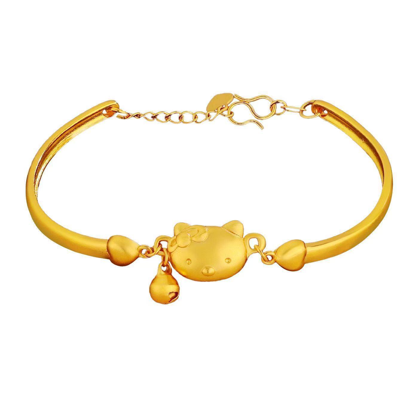 Versatile Golden Cat Alloy Bracelet for Women – Qixi Festival Gift
Versatile Golden Cat Alloy Bracelet for Women – Qixi Festival Gift
