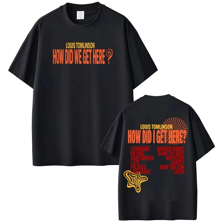 2026 New Singer Louis Tomlinson How Did I Get Here Tour Print Tshirt Unisex Harajuku Tshirt Loose Casual Cotton Aesthetics Tshirs 2XL
2026 New Singer Louis Tomlinson How Did I Get Here Tour Print Tshirt Unisex Harajuku Tshirt Loose Casual Cotton Aesthetics Tshirs 2XL